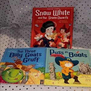 Fairytale Classics Storybook Set - Red, Blue, Orange